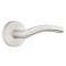 Emtek, Tubular Stainless Steel Series, Dresden Lever, Disk Rosette , Brushed Stainless Steel Finish