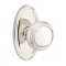 Emtek 8120 Norwich Knob with Oval Rosette Polished Nickel