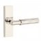 Emtek 5507 T-Bar Tribeca Lever with Stretto Rosette Polished Nickel