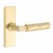 Emtek 5507 L-Square Tribeca Lever with Stretto Rosette Satin Brass