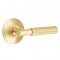 Emtek 5107 Myles Lever with Modern Rosette Satin Brass