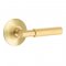 Emtek 5107 T-Bar Faceted Lever with Modern Rosette Satin Brass