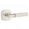 Emtek 5316 T-Bar Faceted Lever with Urban Modern Rosette Satin Nickel