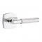 Emtek 5316 T-Bar Hammered Lever with Urban Modern Rosette Polished Chrome