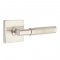 Emtek 5110 T-Bar Knurled Lever with Square Rosette Satin Nickel