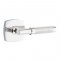 Emtek 5316 T-Bar Knurled Lever with Urban Modern Rosette Polished Chrome