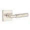 Emtek 5110 T-Bar Tribeca Lever with Square Rosette Satin Nickel