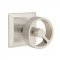 Emtek 8131 Spoke Knob with Quincy Rosette Satin Nickel