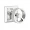 Emtek 8131 Spoke Knob with Quincy Rosette Polished Chrome