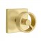 Emtek 5110 Spoke Knob with Square Rosette Satin Brass