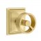 Emtek 8161 Spoke Knob with Quincy Rosette Satin Brass