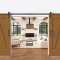 Yale Barn Door Hardware applied on double door