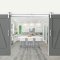 Yale Barn Door Hardware applied on double door