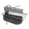 Rixson EH28 Series, Floor Door Closer, Center Hung, Single Acting, Thru-Wire/Power Transfer w/ 587 Arm