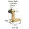 Emtek Floor Mounted Goose Style Door Stops