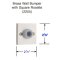 Emtek 2255 Door Wall Bumper with square rosette product specs