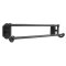 Emtek 23051 Sandcast Bronze Double Towel Bar With #1 Rosette, Flat Black Bronze Patina Finish (FB), Finished