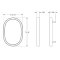 Emtek #2830 Modern House Numbers, No. "0" Digit, 7" Height Specs