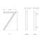 Emtek Modern House Numbers 7 digit Specs