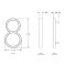 Emtek Modern House Numbers 8 digit Specs