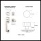 Product Specs for EM4716OCT Transitional Heritage Sectional Entry Set with Octagon Knob