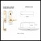Product Specs for EM4717SPN Transitional Heritage Monolithic Entry Set with Spencer Lever