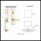 Product Specs for EM4717SQU Transitional Heritage Monolithic Entry Set with Square Knob