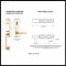 Product Specs for EM4717TATR Transitional Heritage Monolithic Entry Set with T-Bar Tribeca Lever