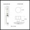 Product Specs for EM4818OCT Davos Entry Set with Octagon Knob