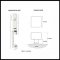 Product Specs for EM4818SQU Davos Entry Set with Square Knob