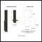 Product Specs for EM4819BL Lausanne Entry Set with Bristol Crystal Knob