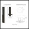 Product Specs for EM4819MDC Lausanne Entry Set with Modern Disc Crystal Knob