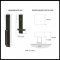Product Specs for EM4819MSC Lausanne Entry Set with Modern Square Crystal Knob