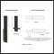 Product Specs for EM4819TAFA Lausanne Entry Set with T-Bar Faceted Lever