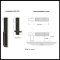 Product Specs for EM4819TAHA Lausanne Entry Set with T-Bar Hammered Lever