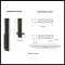 Product Specs for EM4819TATR Lausanne Entry Set with T-Bar Tribeca Lever
