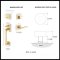 Product Specs for EM4820MDC Baden Entry Set with Modern Disc Crystal Knob