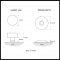 Product Specs for Emtek 5107 Laurent Knob with Modern Rosette