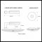 Product Specs for Emtek 5107 L-Square White Marble Lever with Modern Rosette