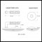 Product Specs for Emtek 5107 L-Square Tribeca Lever with Modern Rosette