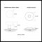 Product Specs for Emtek 5107 Modern Disc Crystal Knob with Modern Rosette