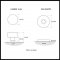 Product Specs for Emtek 5109 Laurent Knob with Disk Rosette
