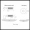 Product Specs for Emtek 5109 L-Square Knurled Lever with Disk Rosette