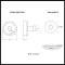 Product Specs for Emtek 5109 Spoke Knob with Disk Rosette