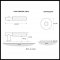 Product Specs for Emtek 5109 T-Bar Faceted Lever with Disk Rosette