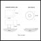 Product Specs for Emtek 5109 Windsor Crystal Knob with Disk Rosette