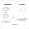 Product Specs for Emtek 5110 Hammered Egg Knob with Square Rosette