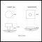 Product Specs for Emtek 5110 Laurent Knob with Square Rosette