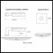 Product Specs for Emtek 5110 L-Square White Marble Lever with Square Rosette