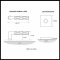 Product Specs for Emtek 5110 L-Square Tribeca Lever with Square Rosette
